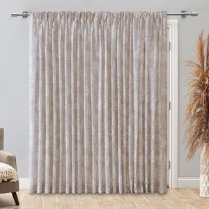 Wild Meadows Pinch Pleat w/Back Tabs Patio Panel 100x84 Linen